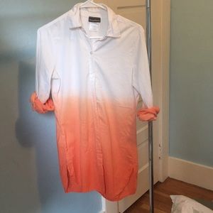 Tommy Bahama Ombré Beach Cover up buttondown